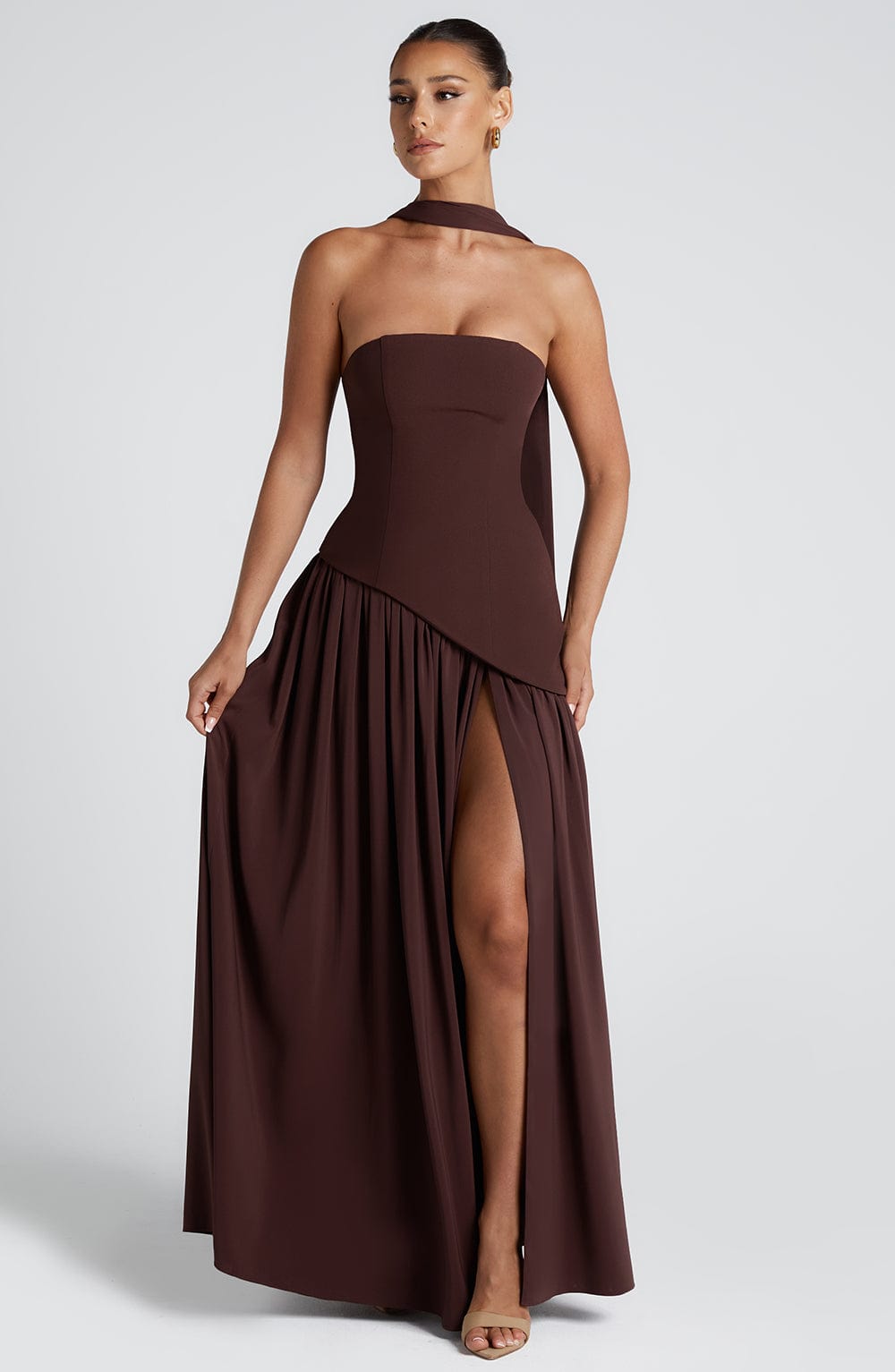 Vestido Maliyah Marrón