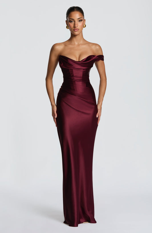 Vestido Thalassa Burdeos