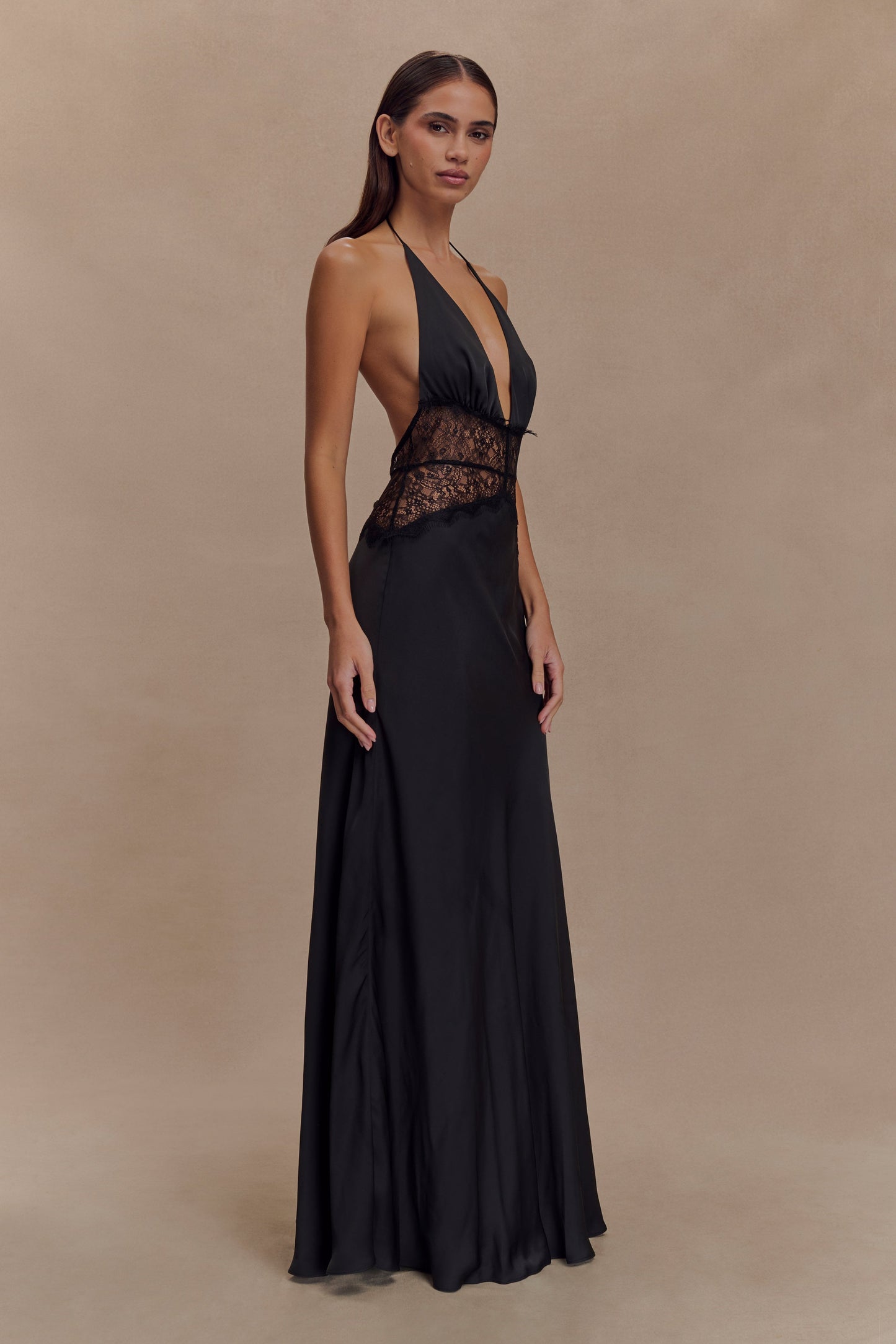 Vestido Leila Encaje Negro