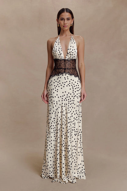 Vestido Leila Encaje Lunares