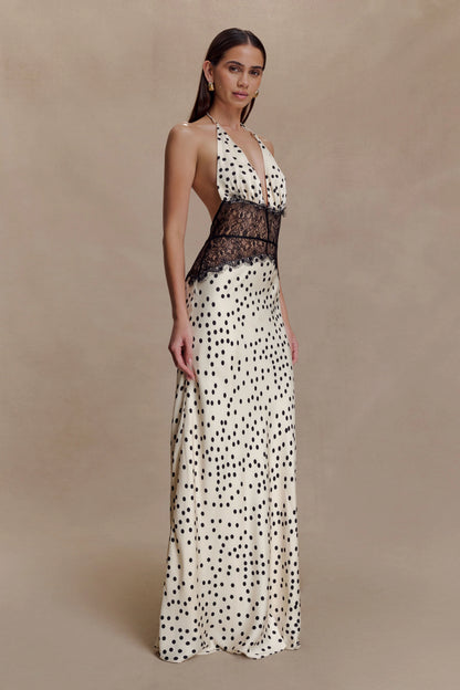 Vestido Leila Encaje Lunares