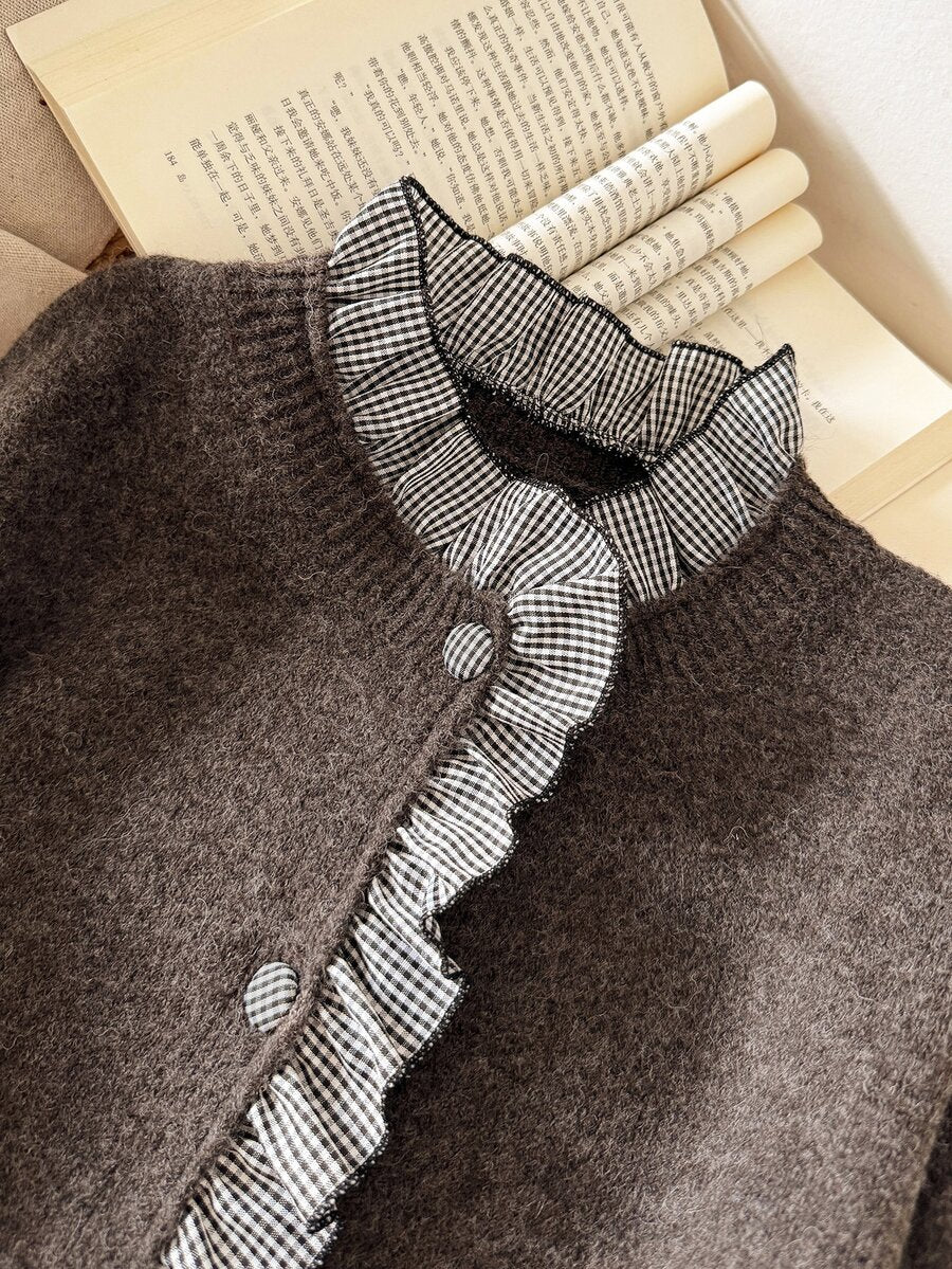 Cardigan de punto Babi estilo francés