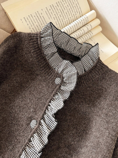 Cardigan de punto Babi estilo francés