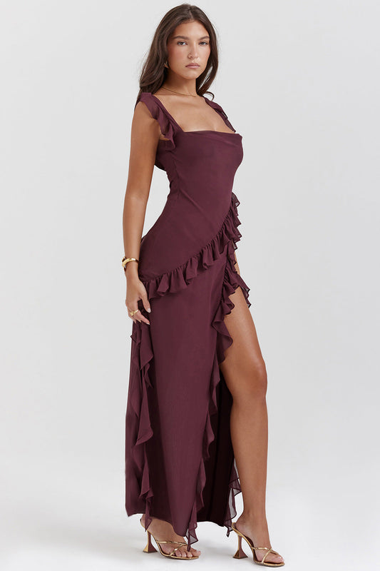 Vestido Amira Ciruela