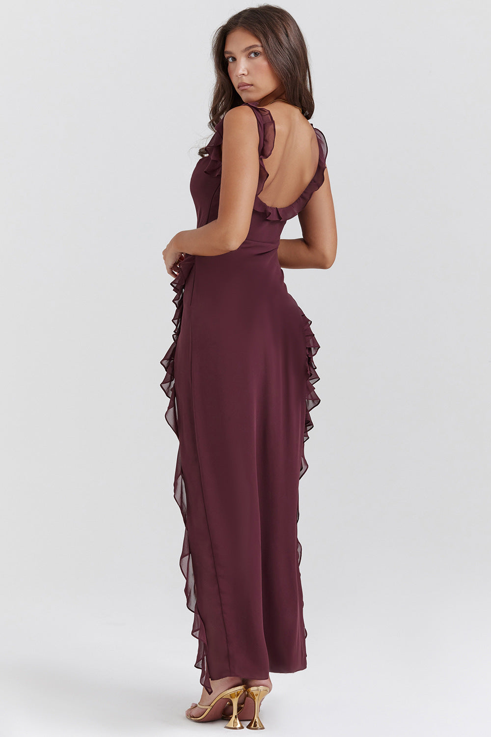 Vestido Amira Ciruela