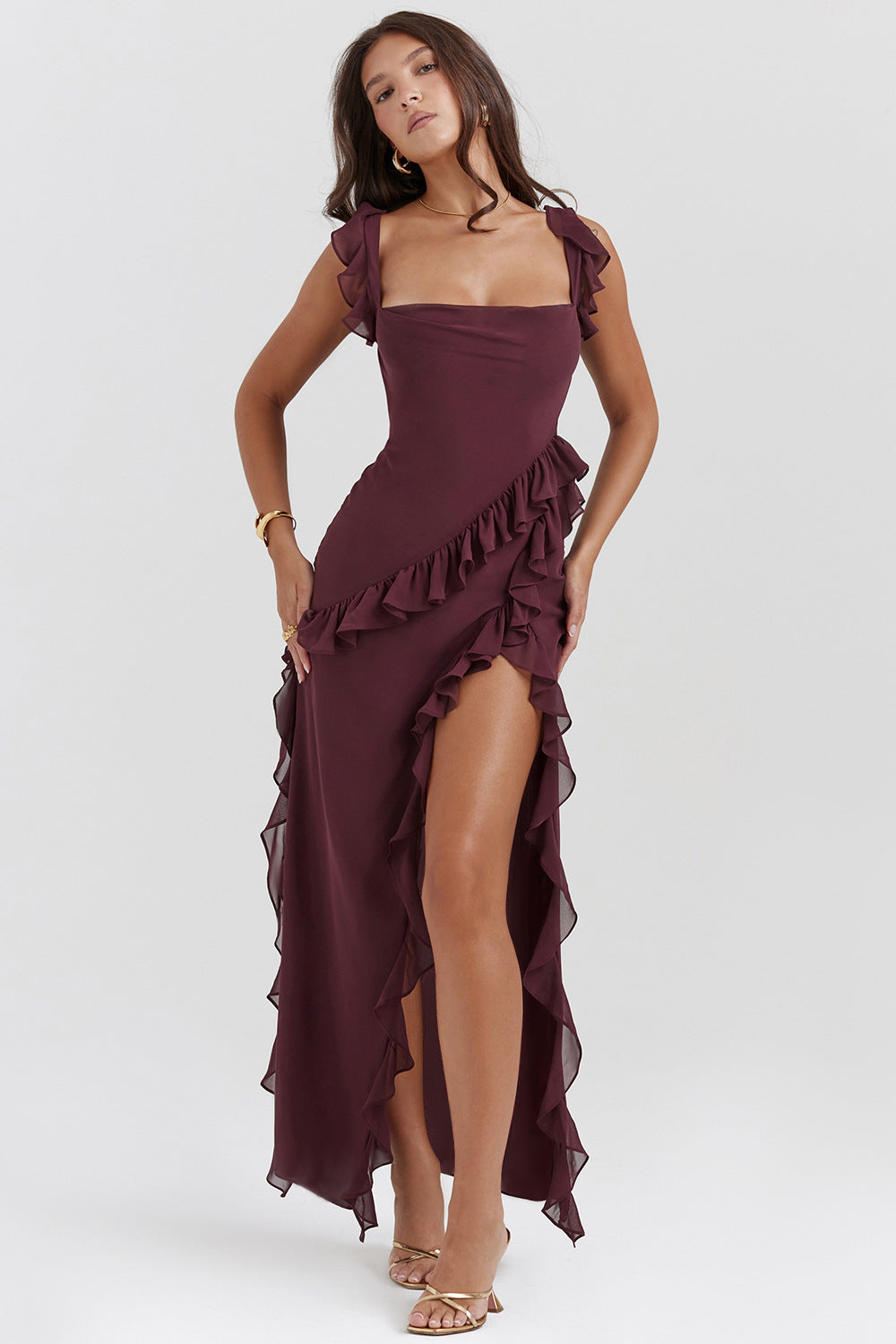 Vestido Amira Ciruela
