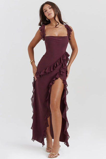 Vestido Amira Ciruela