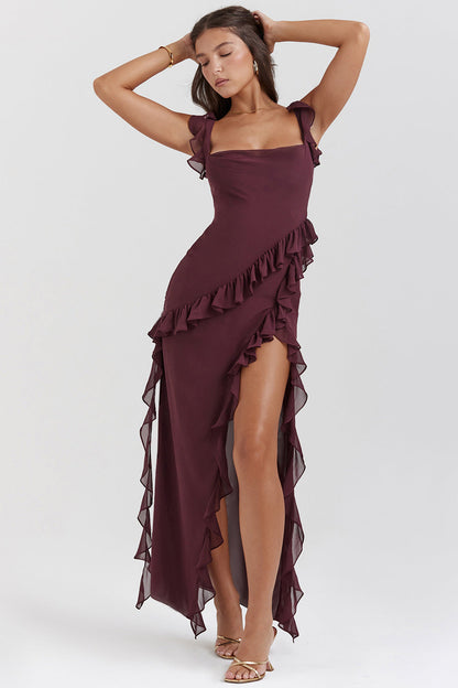 Vestido Amira Ciruela