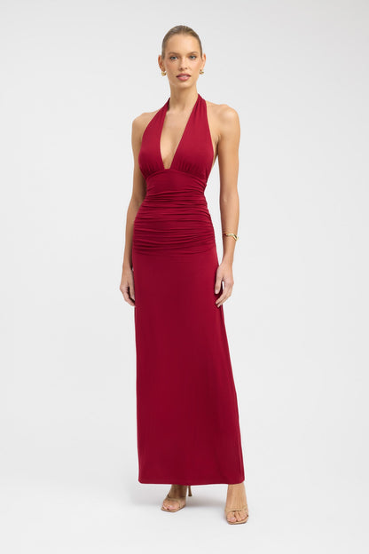 Vestido Leni  Burdeos