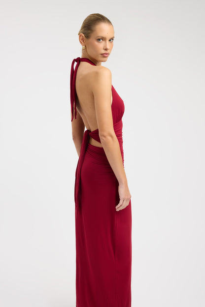 Vestido Leni  Burdeos