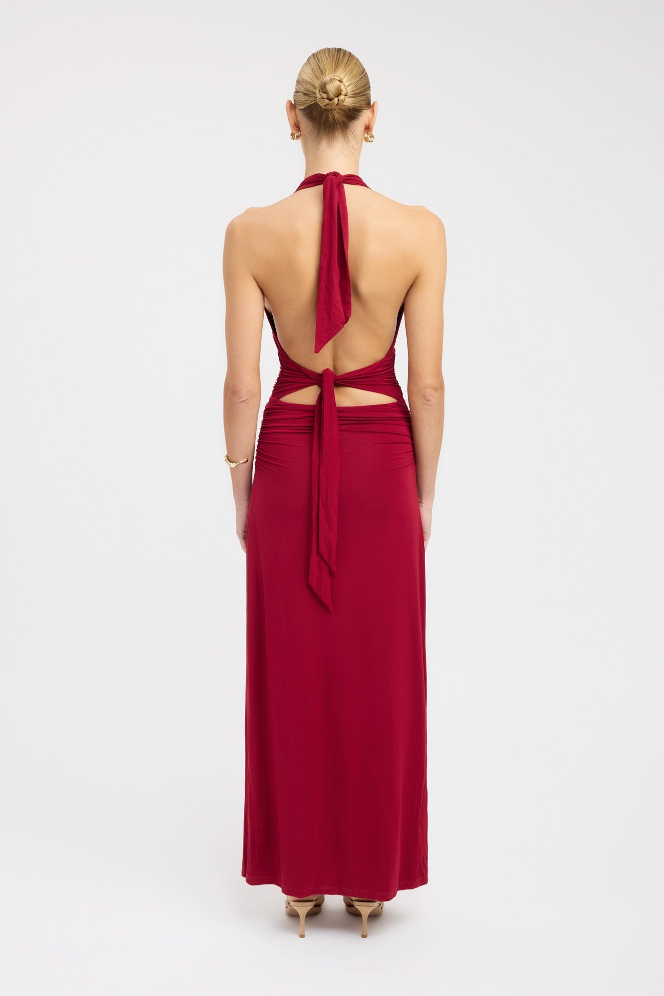 Vestido Leni  Burdeos