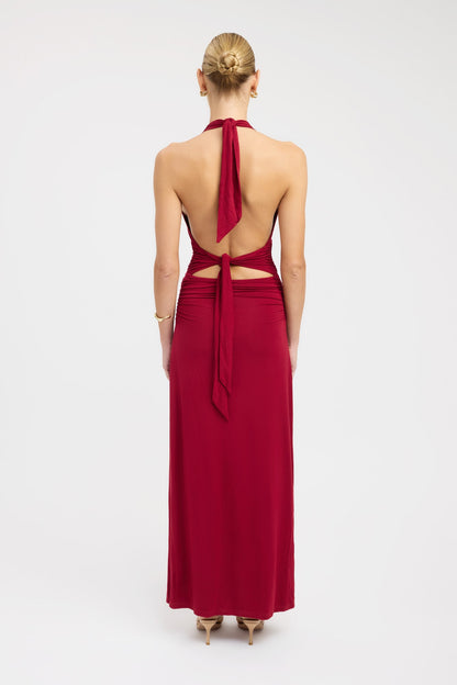 Vestido Leni  Burdeos
