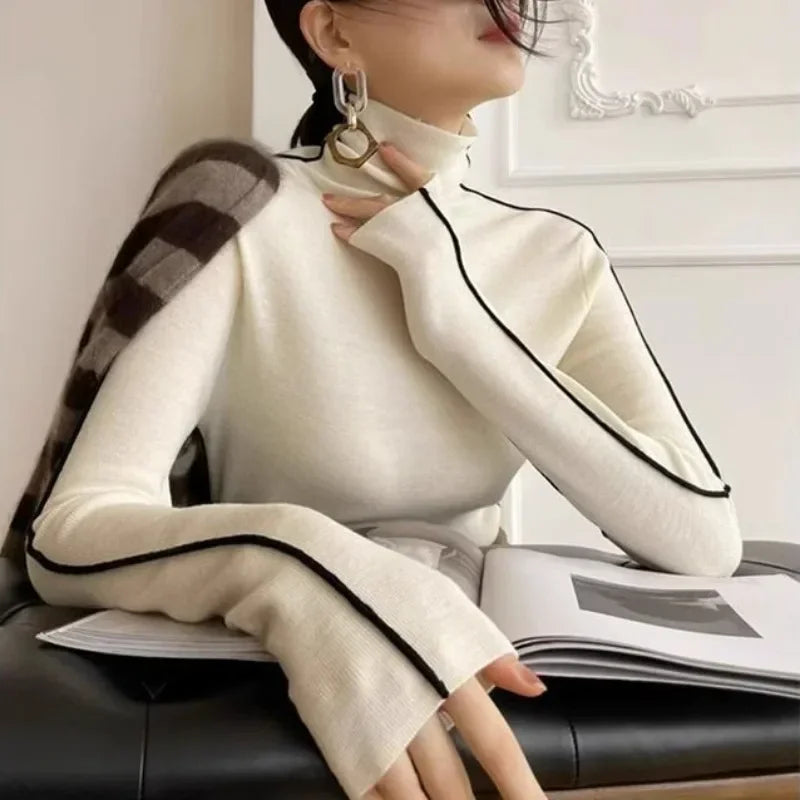 Jersey de cuello alto