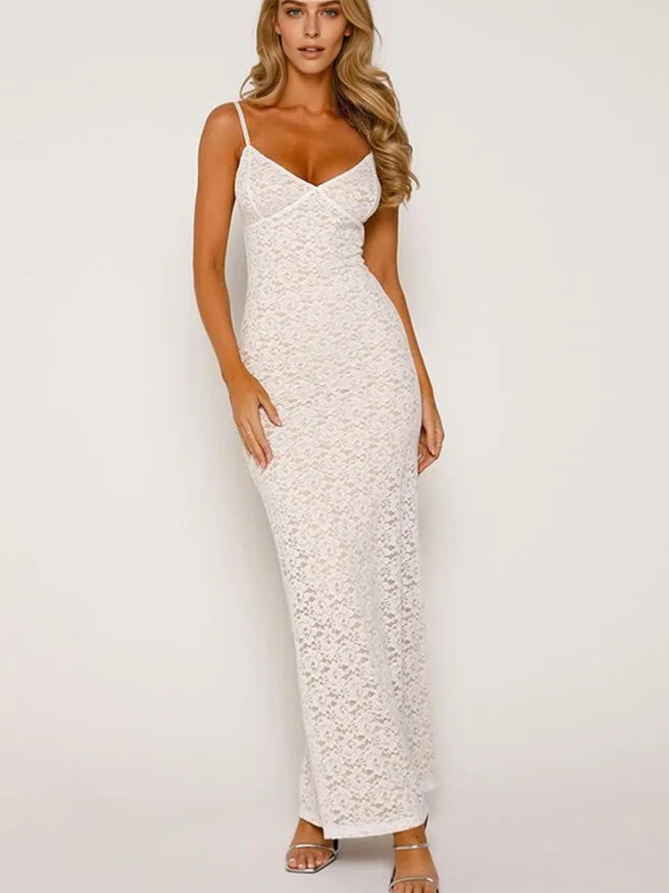 Vestido de encaje Roux