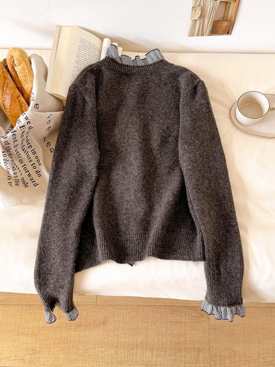 Cardigan de punto Babi estilo francés