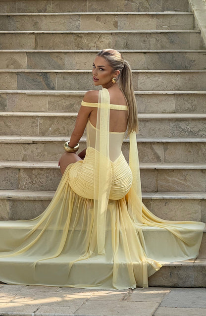 Vestido Alaia Limón
