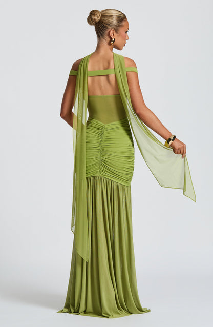 Vestido Alaia Verde Oliva
