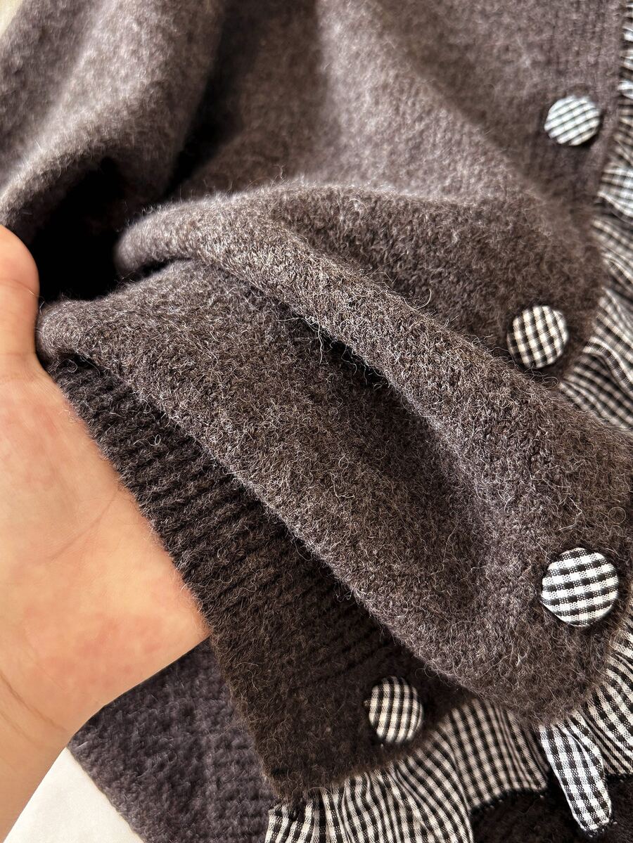 Cardigan de punto Babi estilo francés