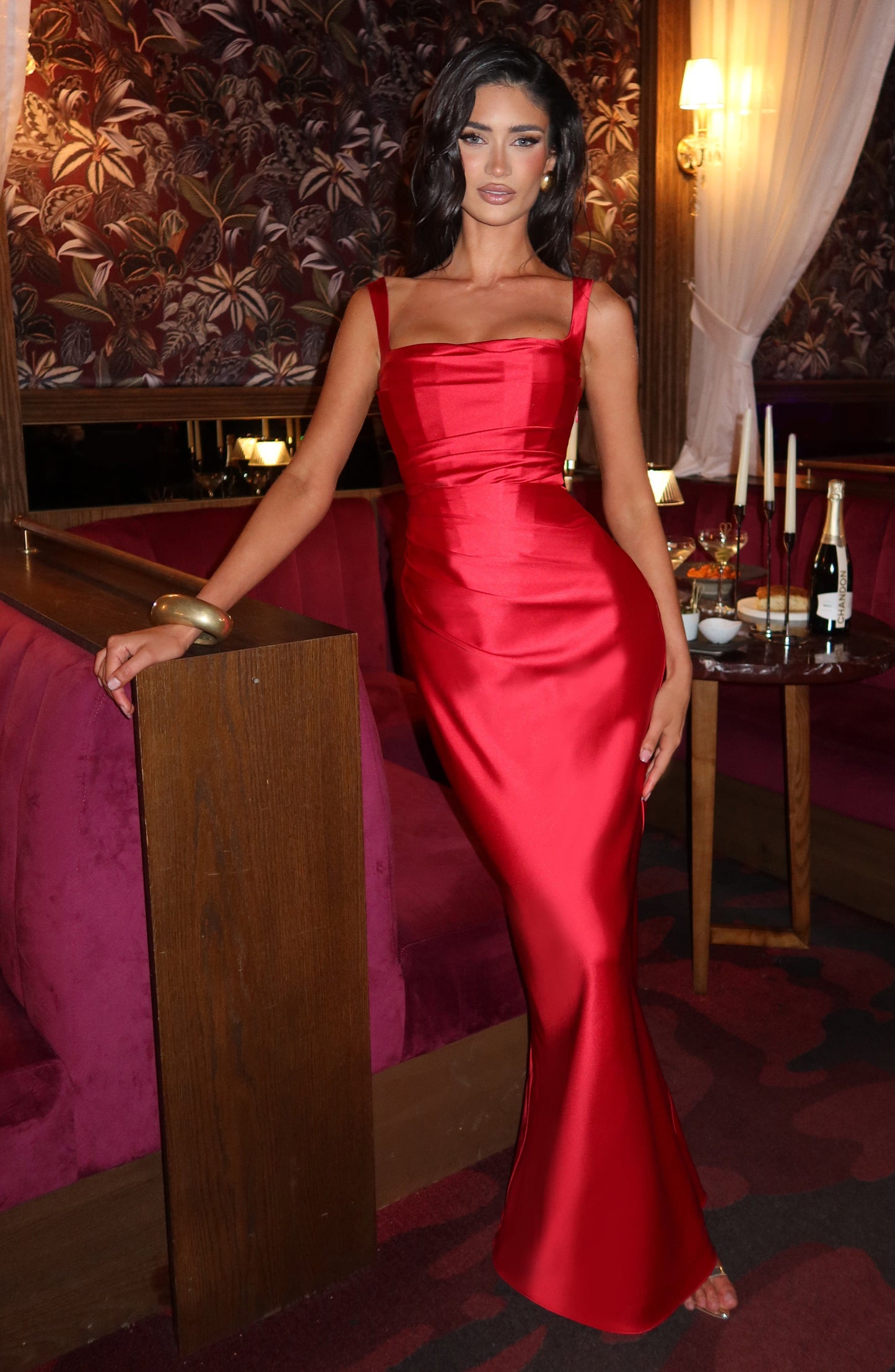 Vestido Calanthe Rojo