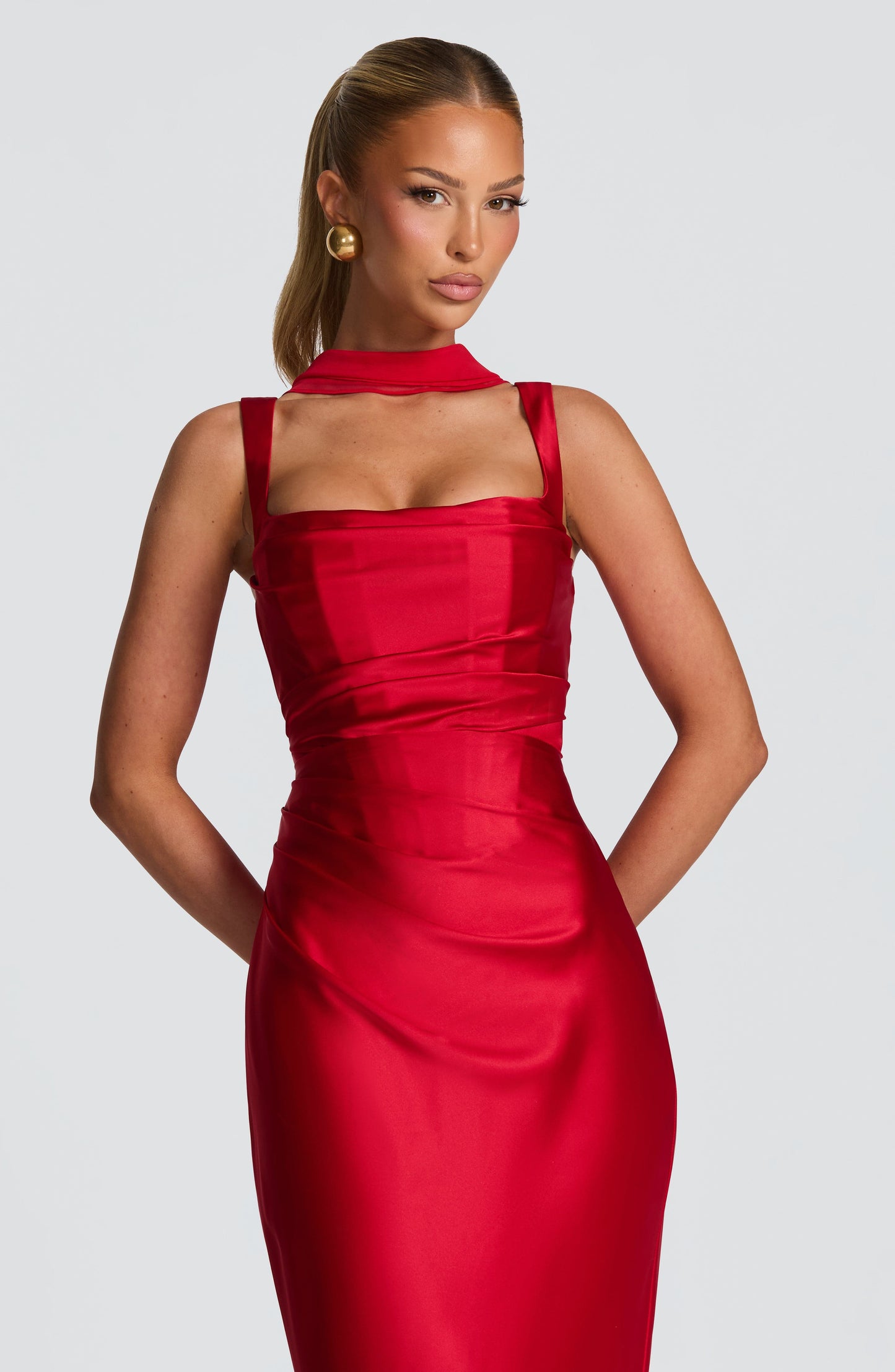 Vestido Calanthe Rojo