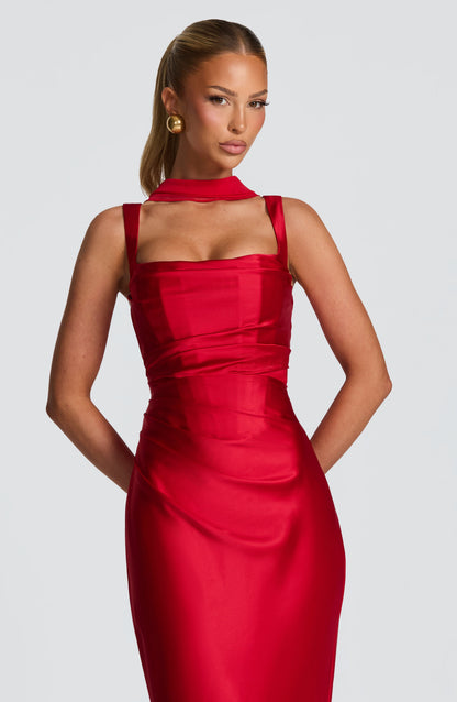 Vestido Calanthe Rojo