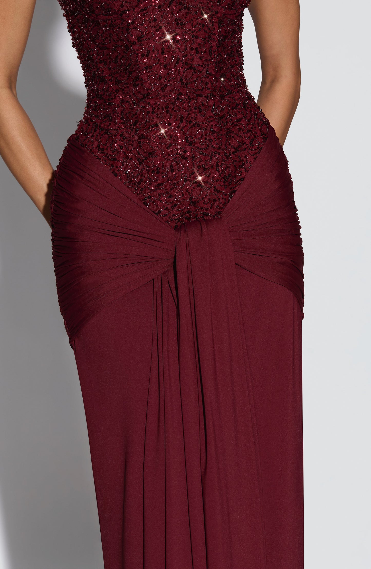 Vestido Carina-Burdeos