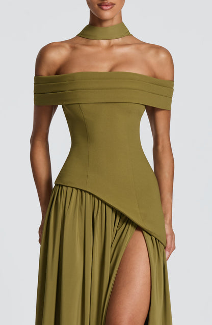 Vestido Delilah-Oliva