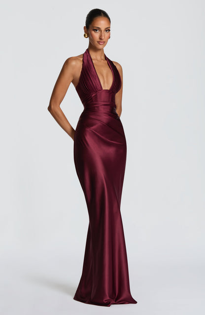 Vestido Elowen- Burdeos