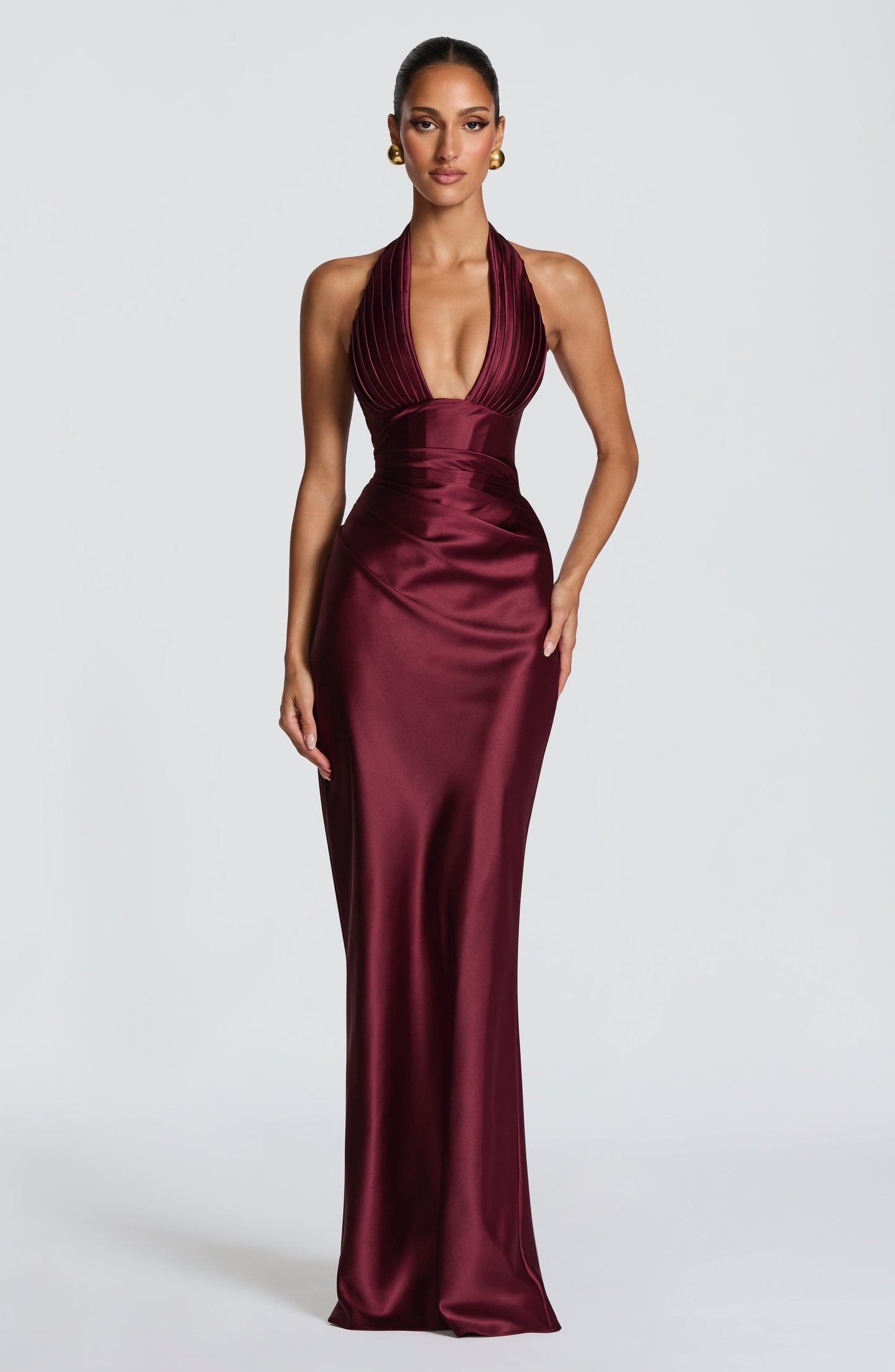 Vestido Elowen- Burdeos