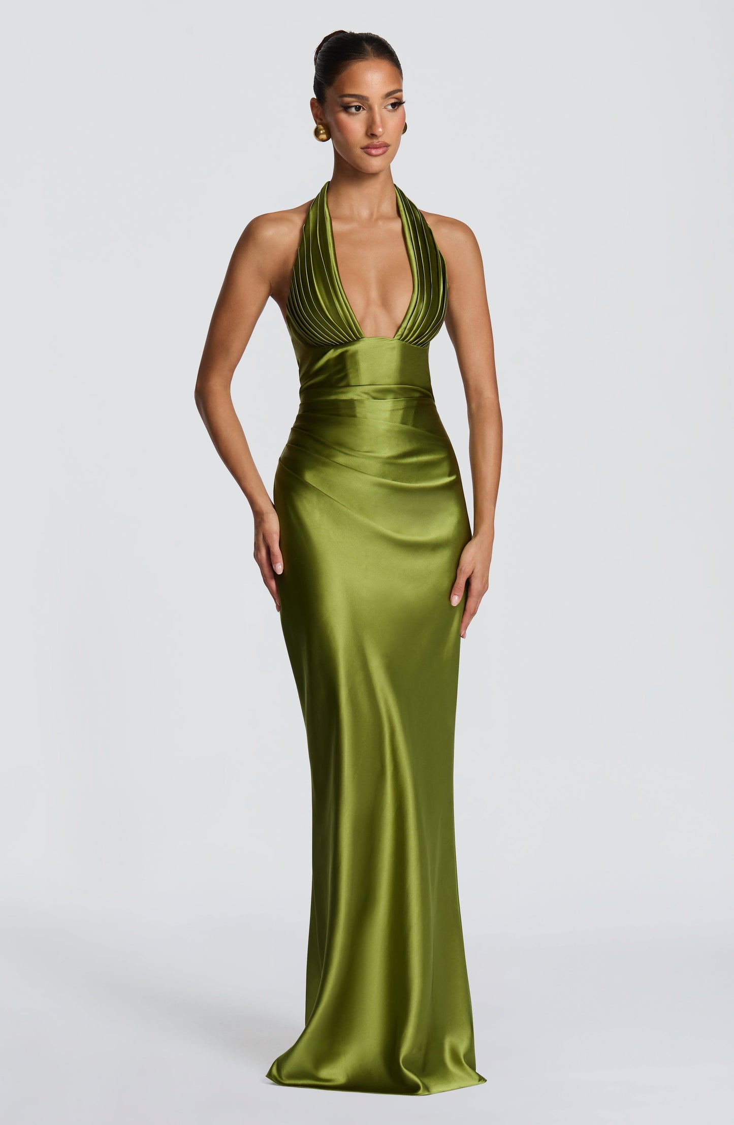 Vestido Elowen-Oliva