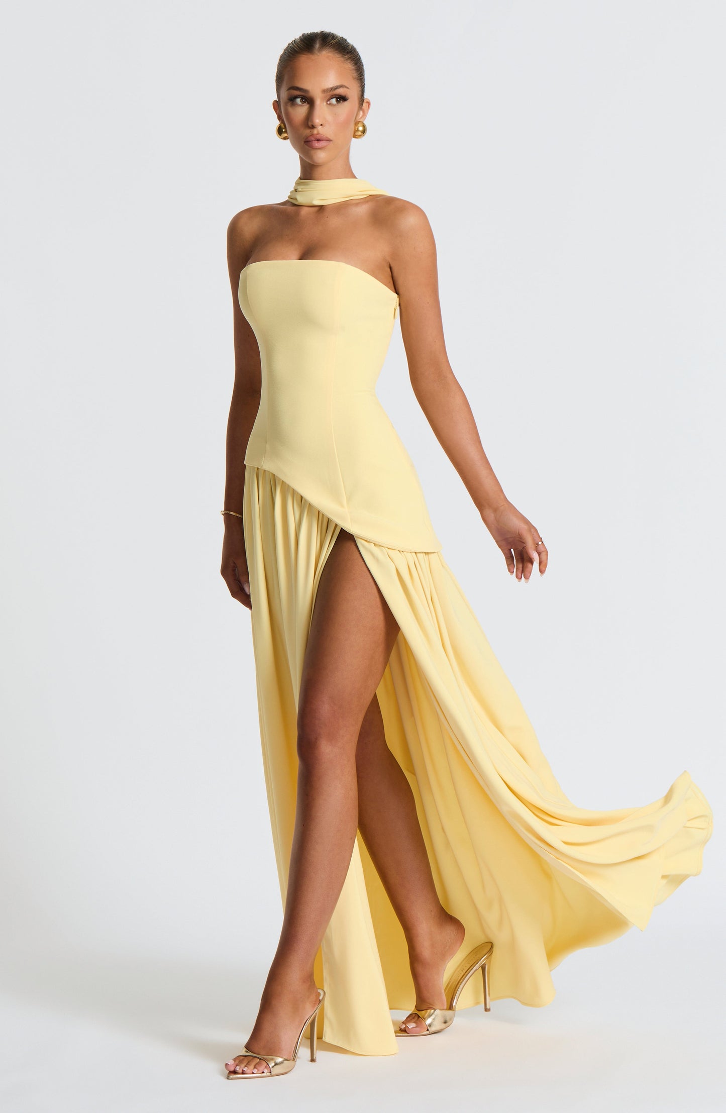 Vestido Maliyah Limón