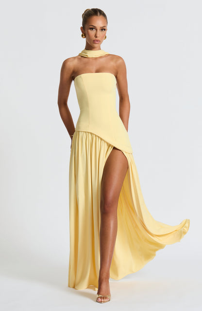 Vestido Maliyah Limón