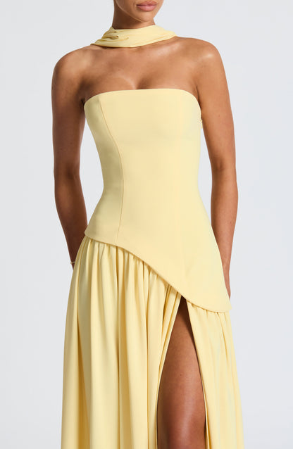 Vestido Maliyah Limón