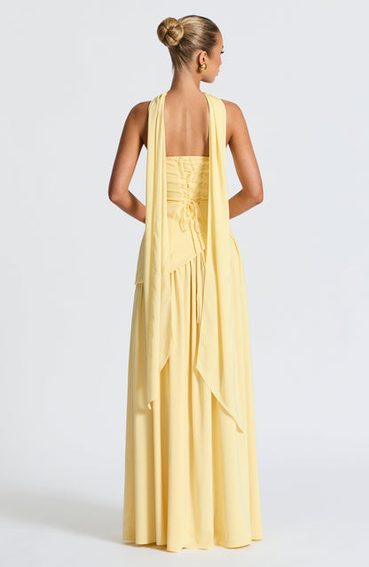 Vestido Maliyah Limón