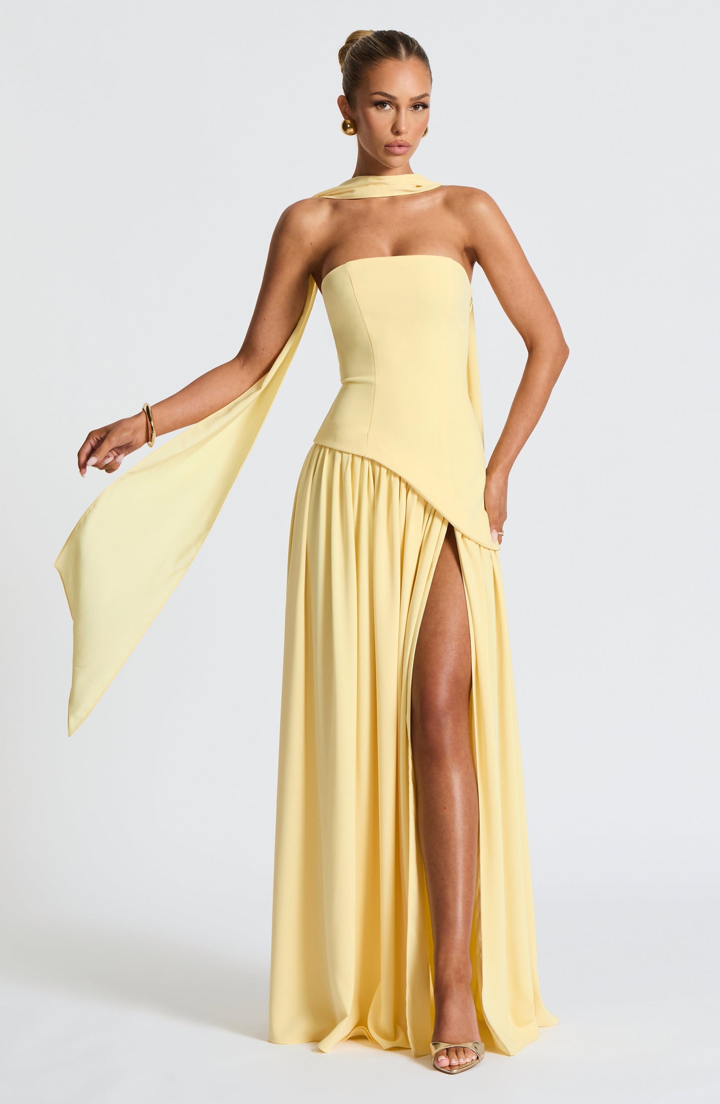 Vestido Maliyah Limón