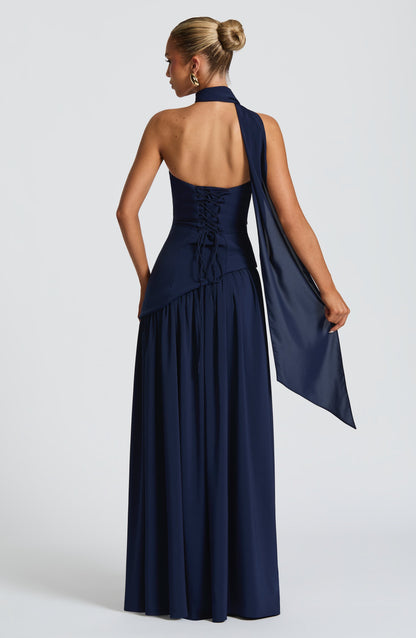 Vestido Maliyah Azul Marino