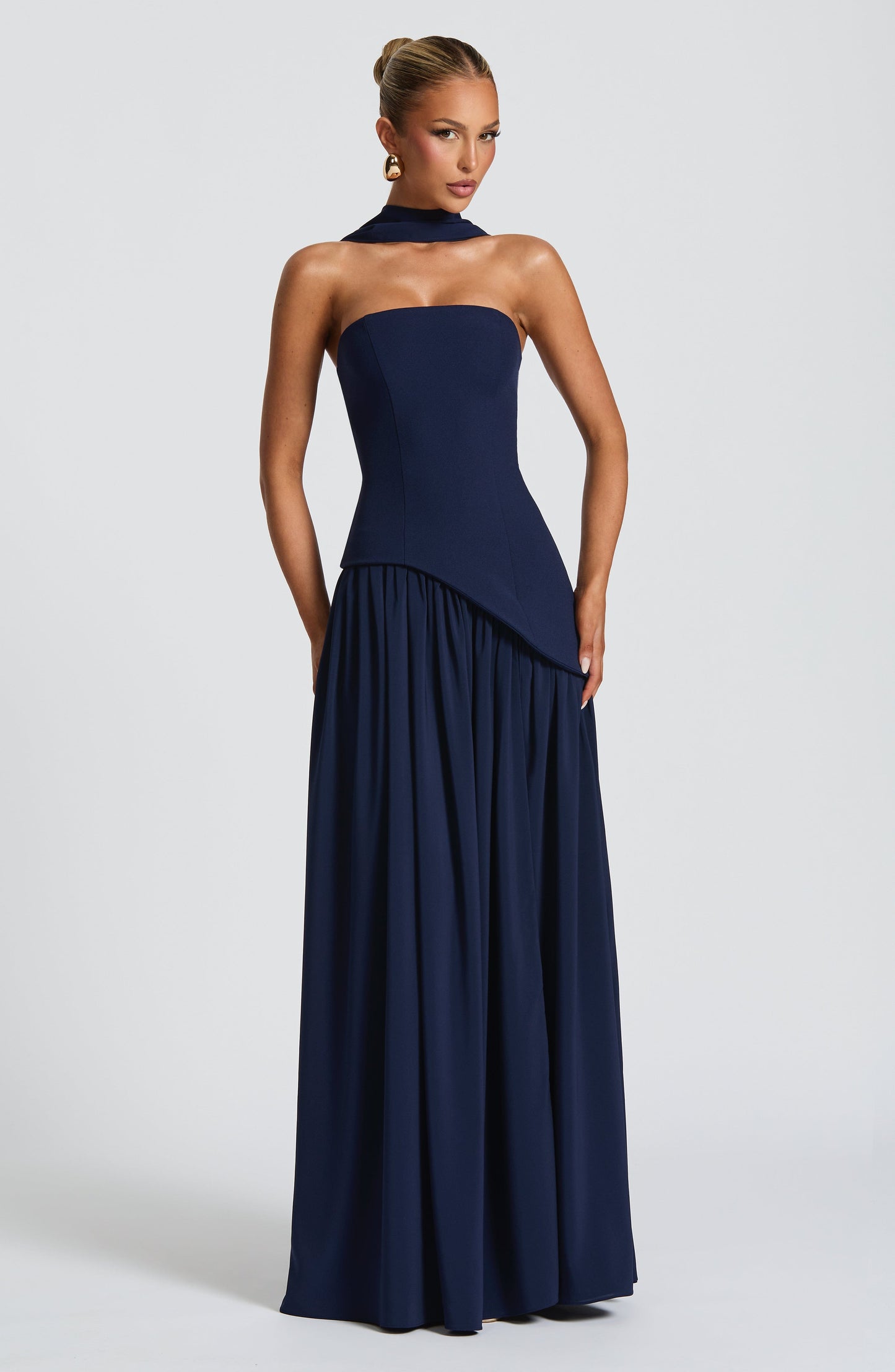 Vestido Maliyah Azul Marino