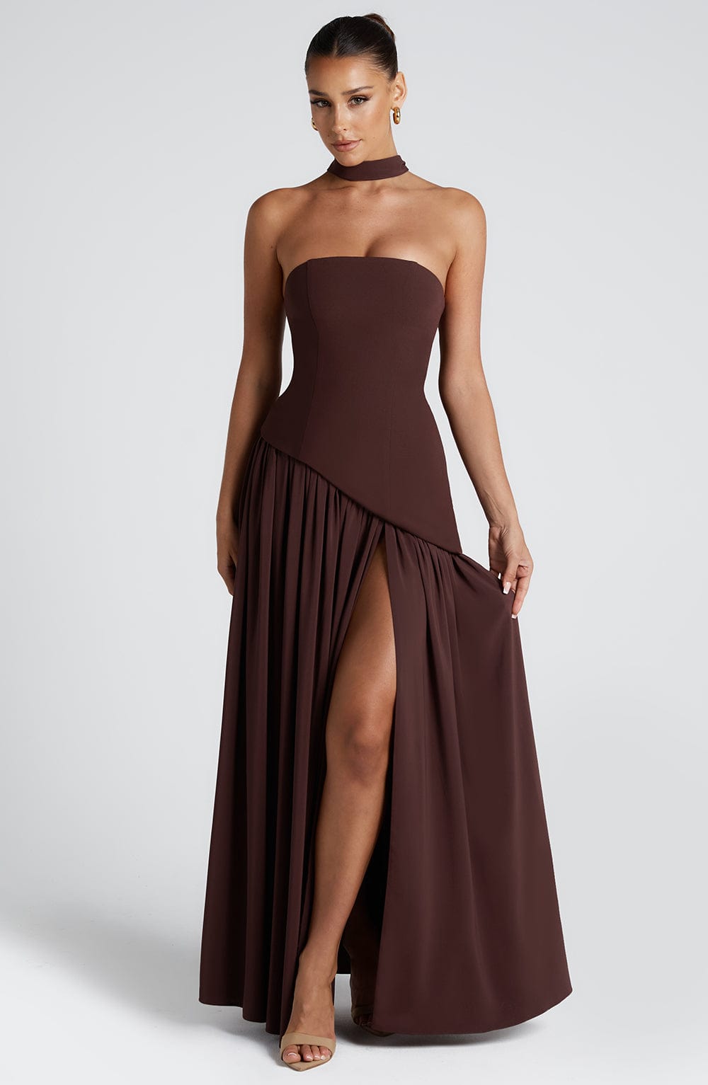 Vestido Maliyah Marrón