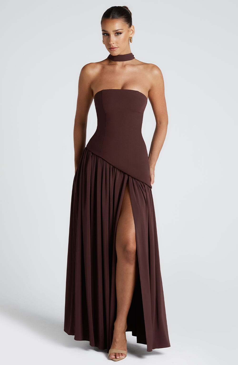 Vestido Maliyah Marrón