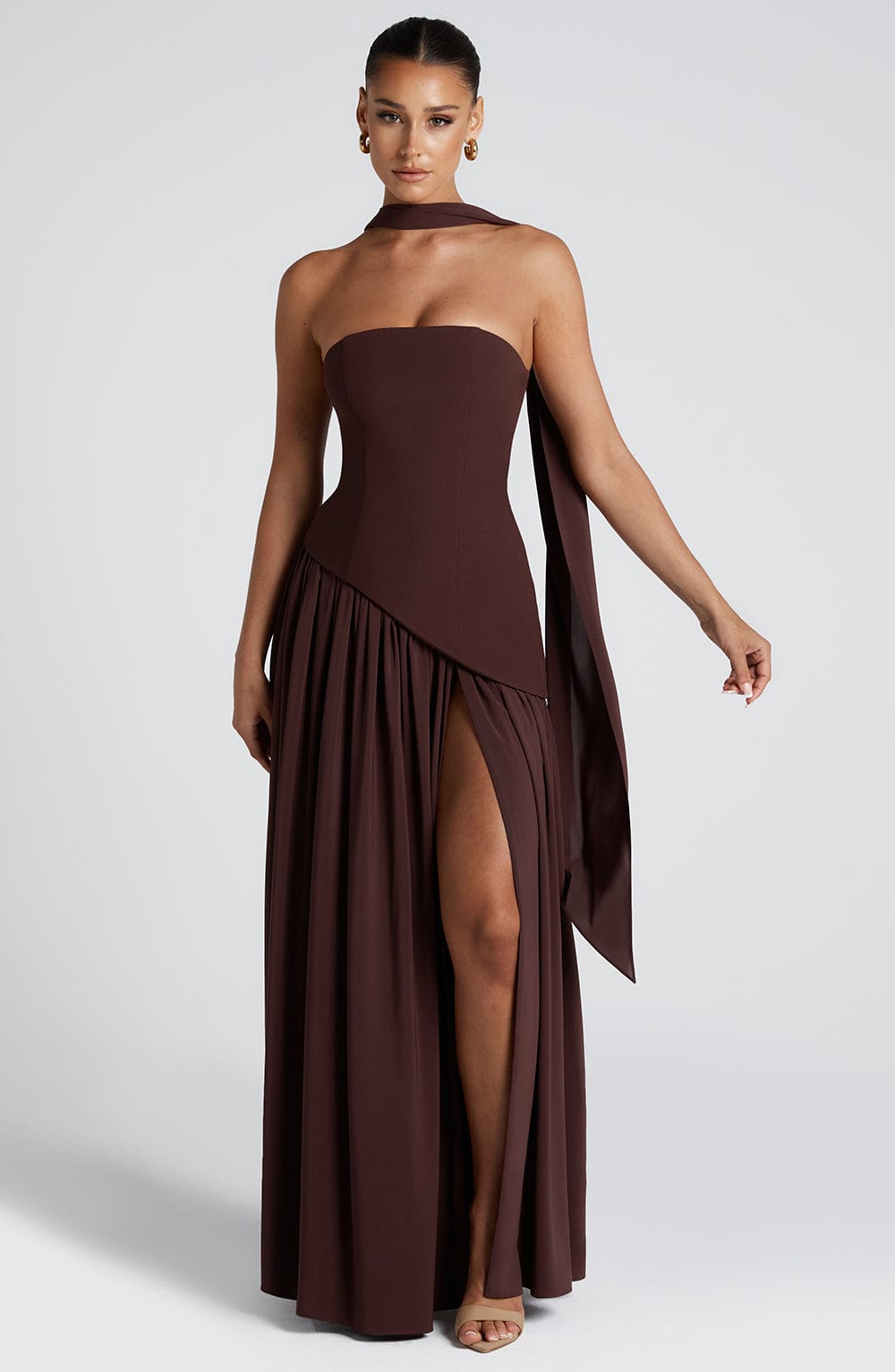 Vestido Maliyah Marrón