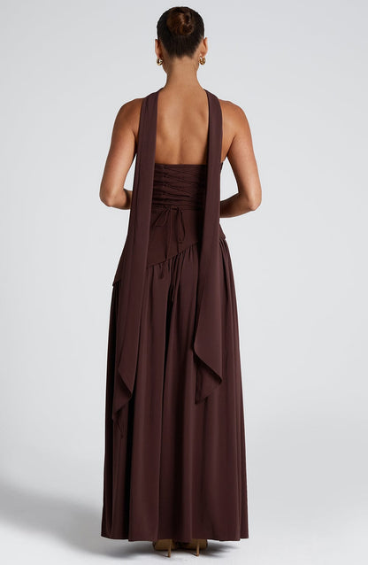 Vestido Maliyah Marrón