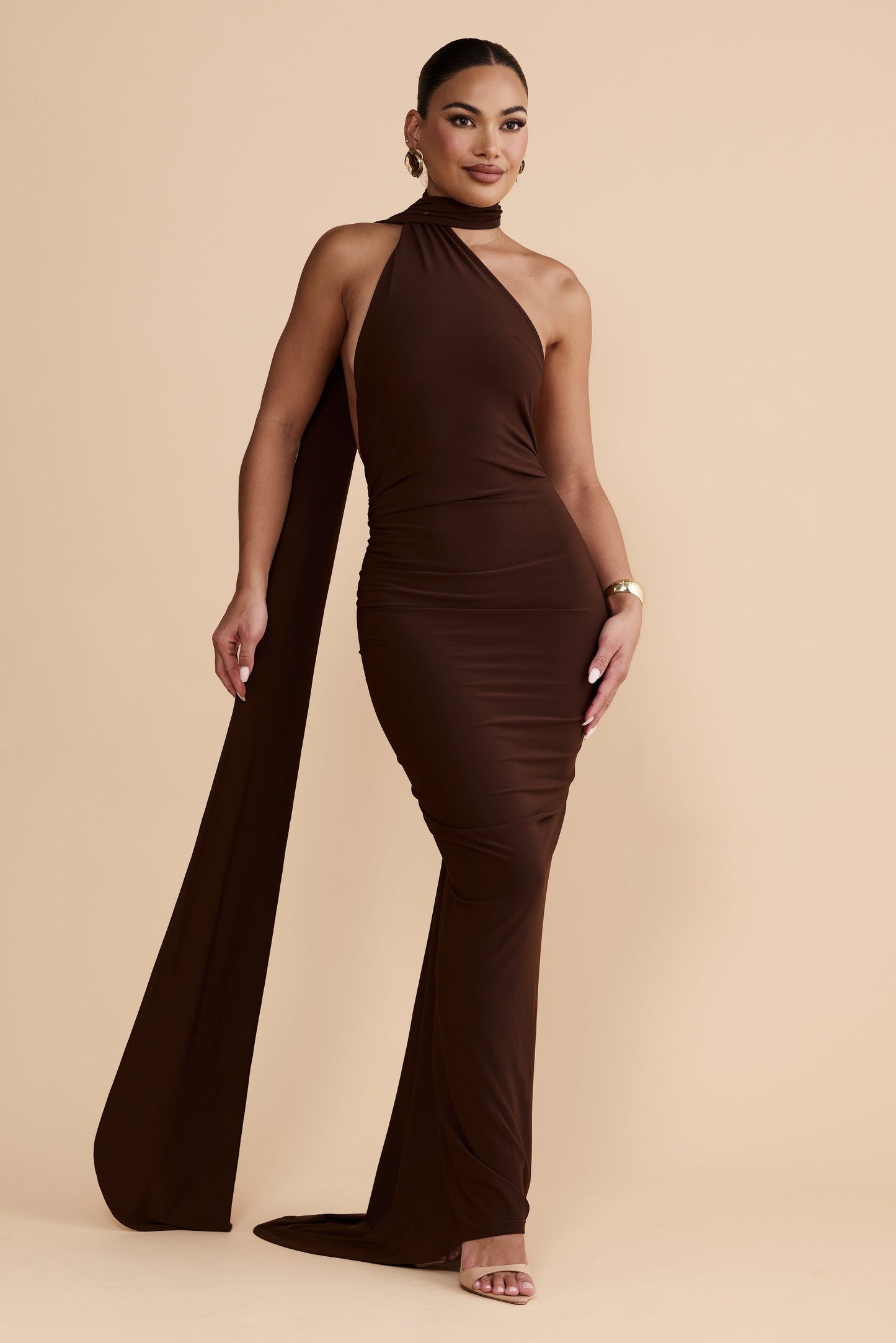 Vestido Constantina Marrón