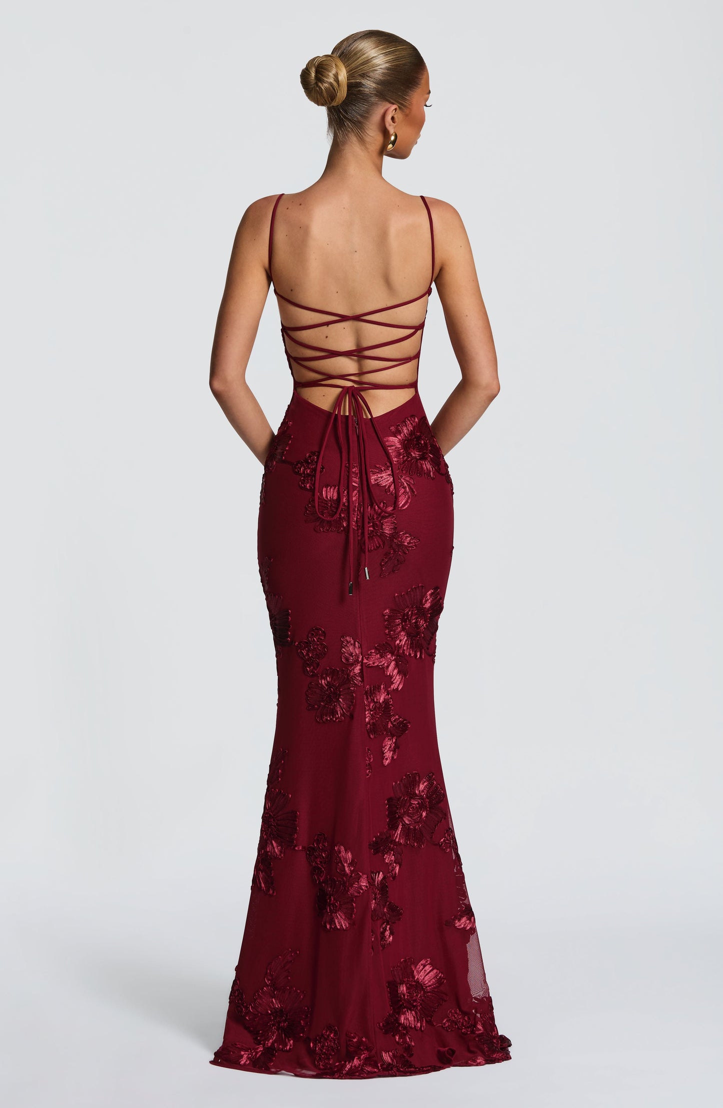 Vestido Nancy Burdeos