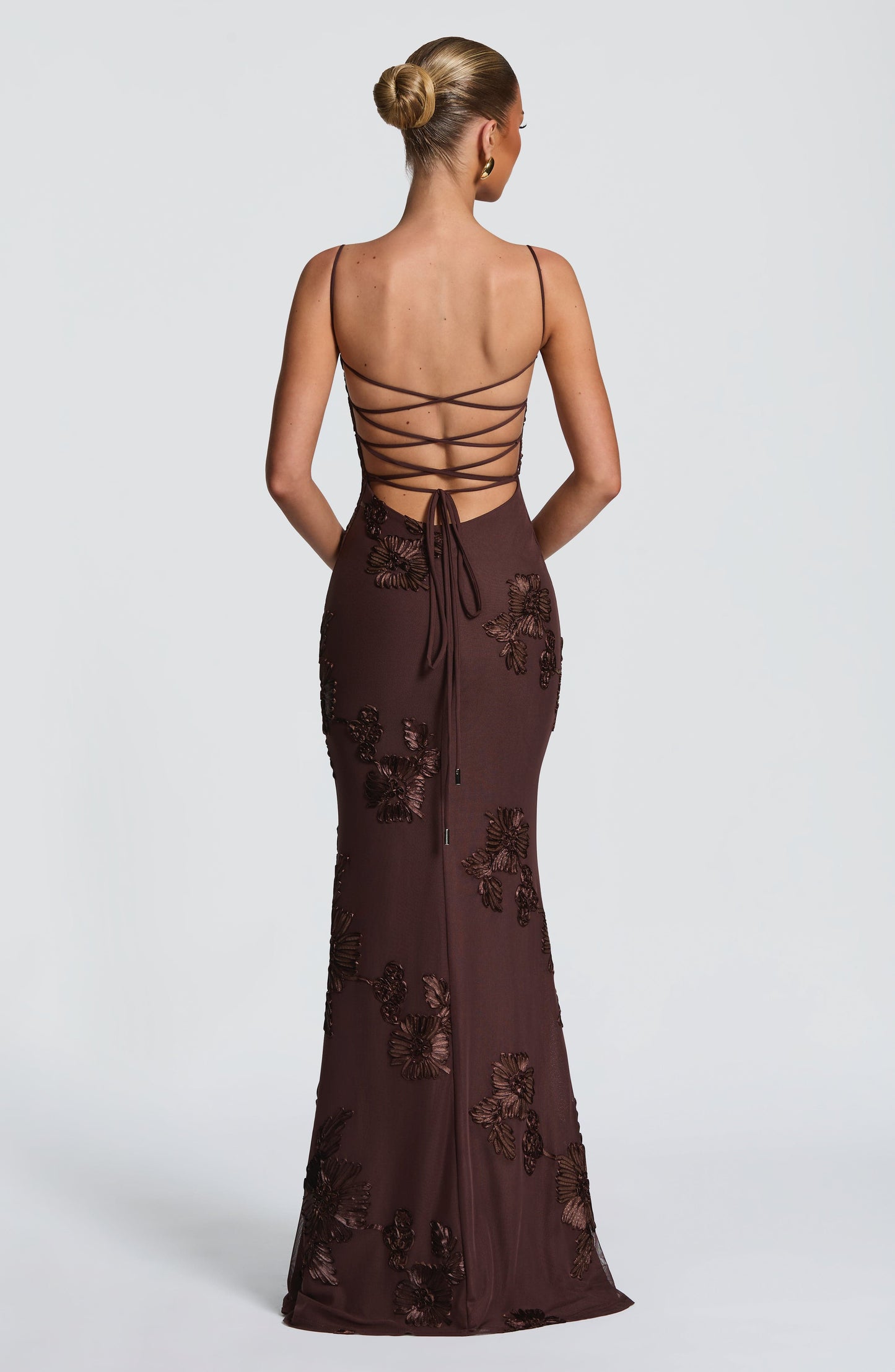 Vestido Nancy Marrón
