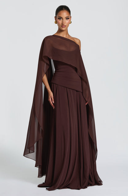 Vestido Patricia Marrón