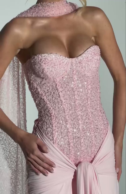 Vestido Carina-Rosa