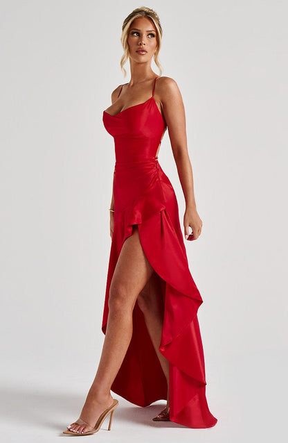 Vestido Samira Rojo