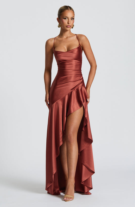 Vestido Samira Bronce