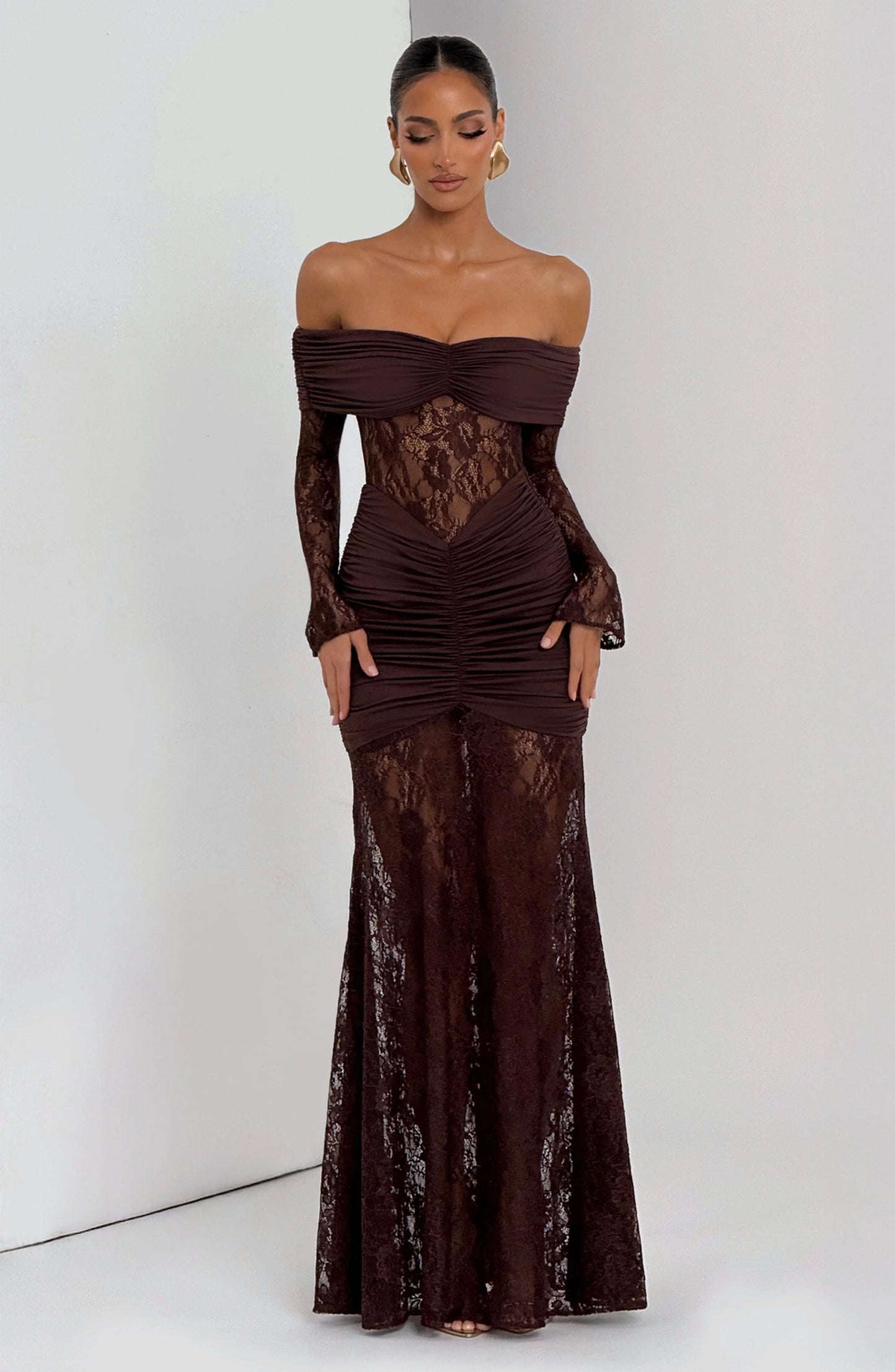 Vestido Dina Marrón